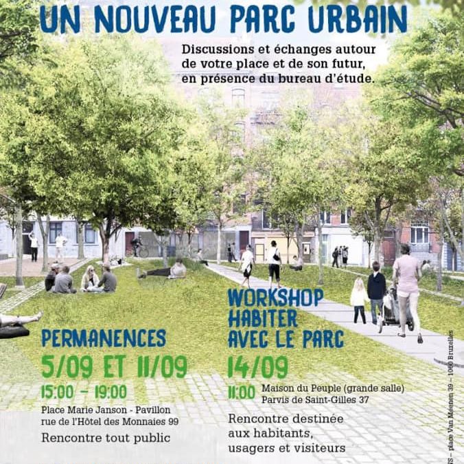 5 sept. : Place Marie Janson – un nouveau parc urbain