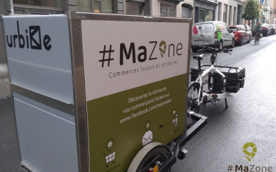 #MaZone un service de livraison durable et équitable pour les commerces saint-gillois