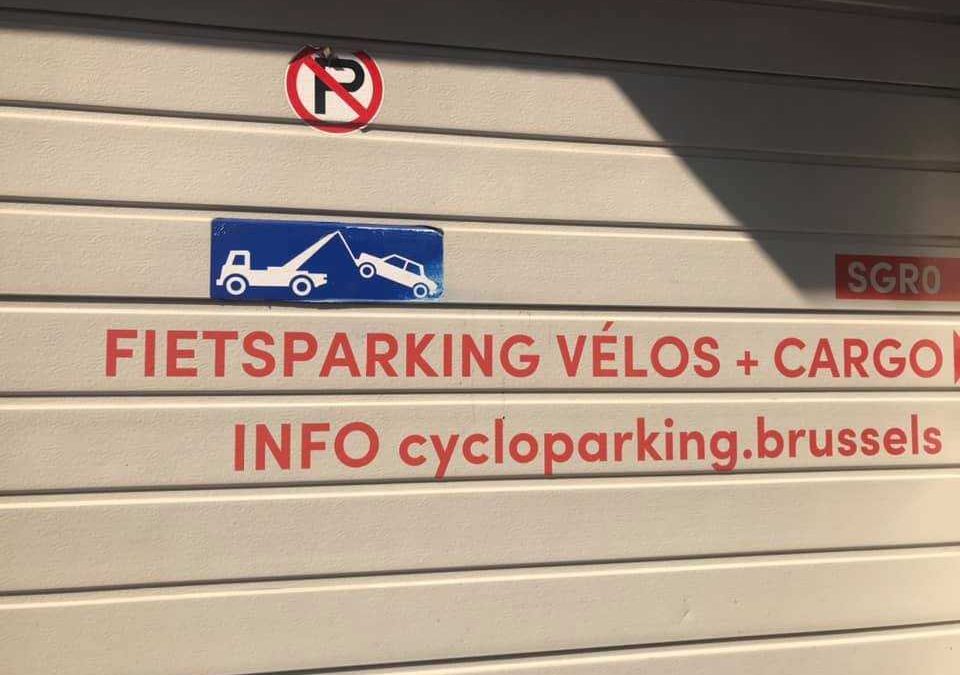Premier parking vélos sécurisé